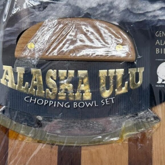 ALASKA USA ULU CHOPPING BOWL SET DVD + COOKBOOK New Sealed NIB - Picture 2 of 4